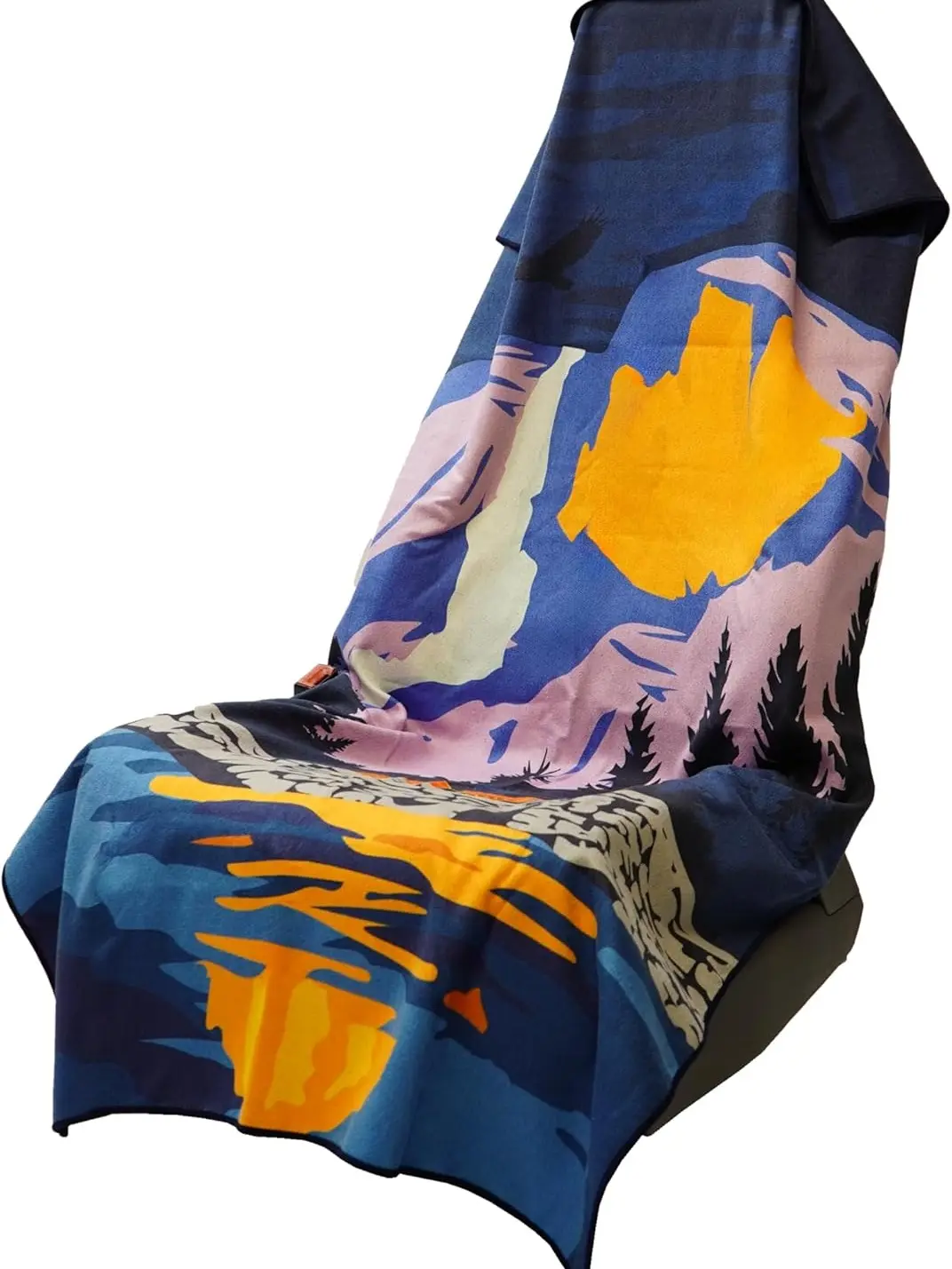 Sprints Athletic Running Towel, Full-Sized, Car Seat Cover - Performance Microfiber (Yosemite)