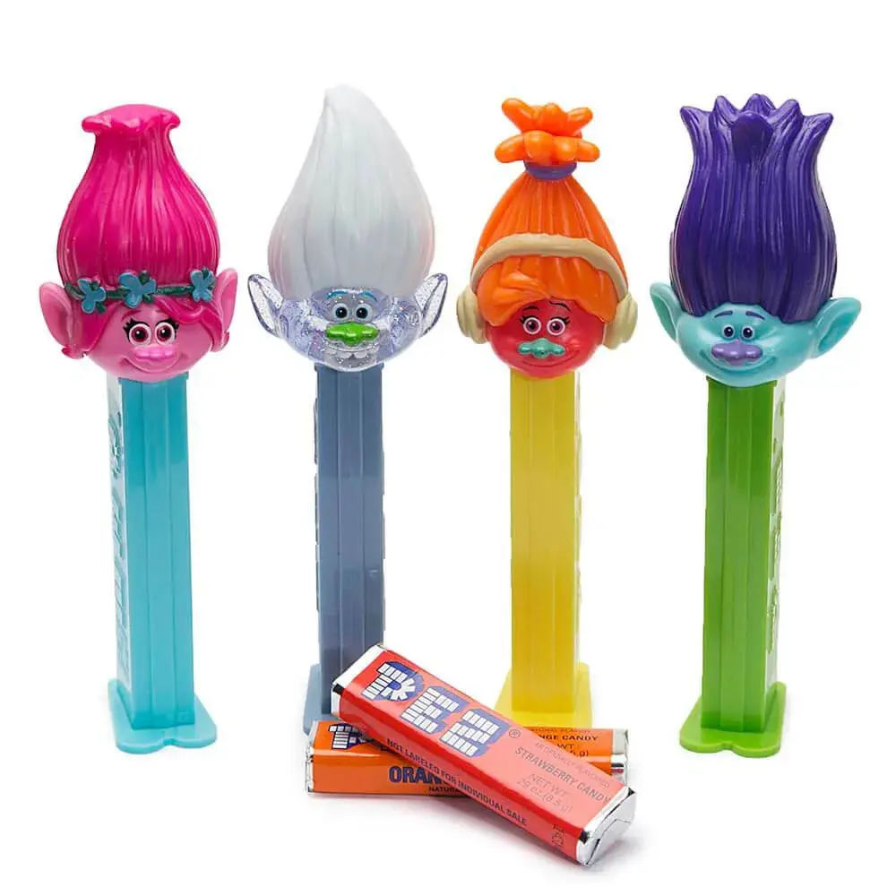 Trolls PEZ Candy Packs: 12-Piece Display Trolls PEZ Candy Packs: 12-Piece Display