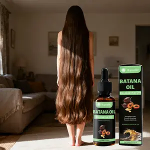 Say goodbye to breakage! MegustaMe Pure Batana Oil — Strengthens roots, prevents split ends, suitable for all hair types (2.02 oz); contains Minoxidil; women’s pink hair cream/oil growth serum; rosemary water solution