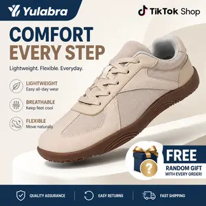 Trainers Shoes With Wide Toe Box For Men Women Bunion Friendly Gym Fitness Sneakers Non-Slip Gum Sole