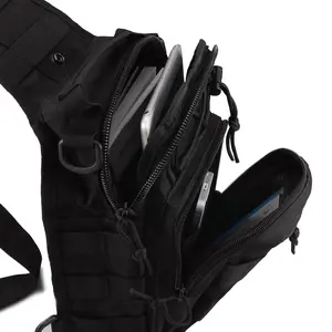 Tactical Compact EDC Sling Bag - Concealed Carry Shoulder Bag for Range, Travel, Hiking, Outdoor Sports