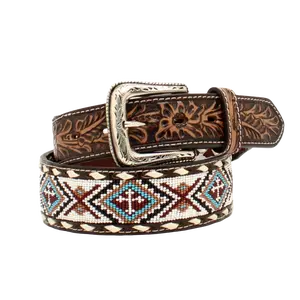 Nocona Men's Aztec Beaded Western Belt N210005505