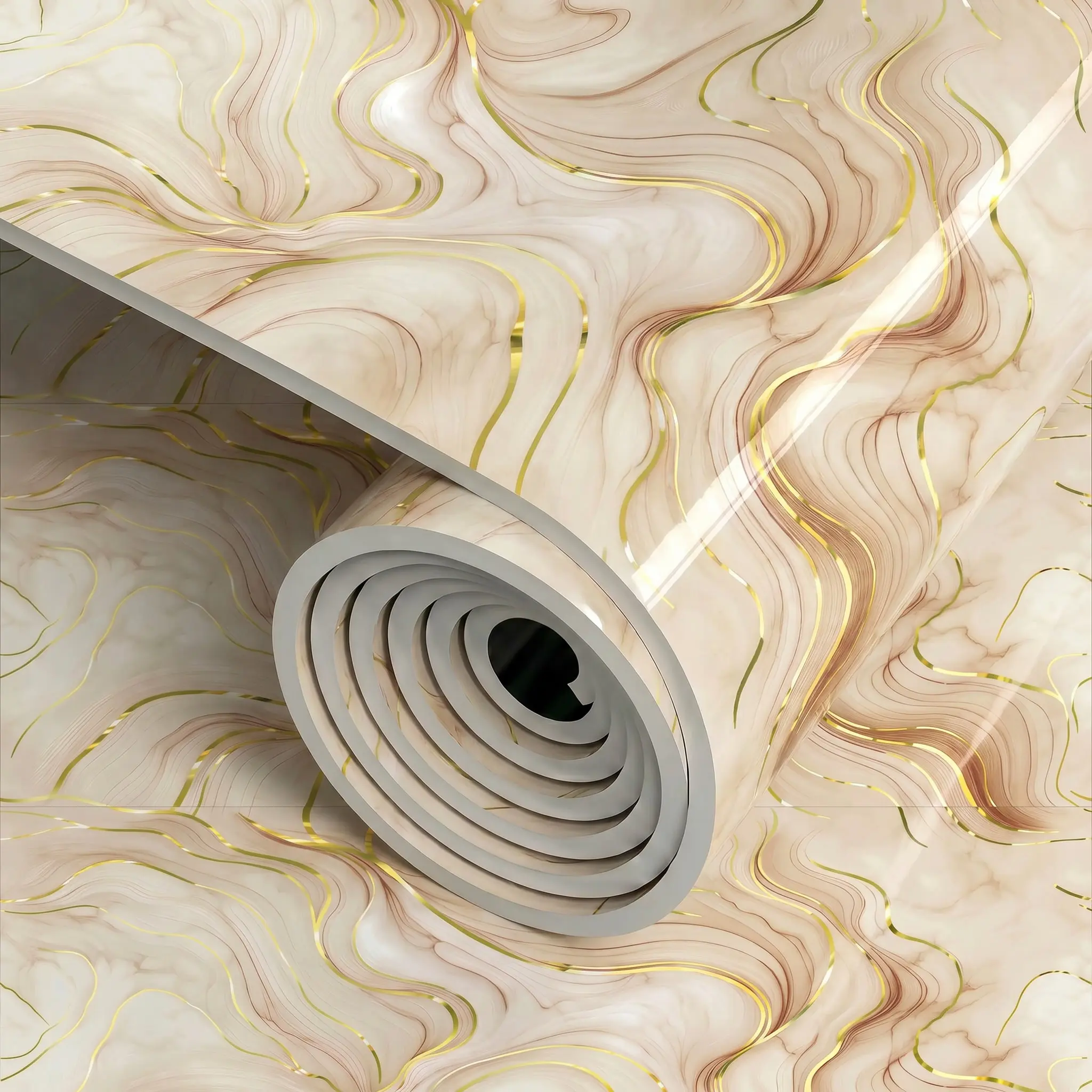 Self-Adhesive Vinyl Wallpaper Film Roll (15.75x118.11in or 23.62x118.11in) - Tearable, Waterproof, Durable, Heat-Resistant, Easy-to-Clean for Kitchen & Bathroom Countertops | Home Improvement Building Supplies stick backsplash