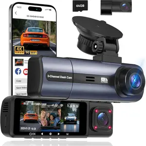 🔥4K Triple-Lens + WiFi+GPS = Scammer’s Worst Nightmare! Grab it now!🚗 Non-rechargeable, must be used while plugged in.