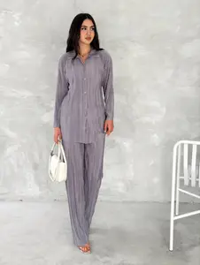 Lilac Pleated Co-ord Set