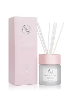 Pastel Reed Diffuser 100ml – Ocean Breeze, Frozen Pear, Peach Oolong, Lavender Home Fragrance Gift Set