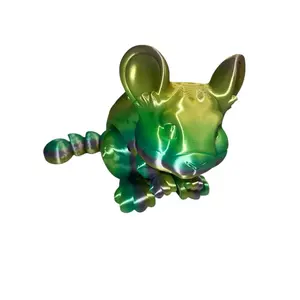 12” Chinchilla Figurine – Smooth Finish | Cute Display Collectible