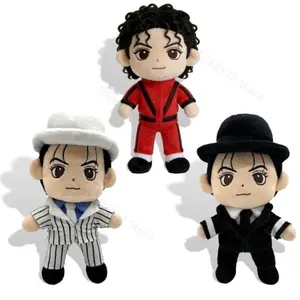 New Movie Michael Plush The King Of Pop Legendary Singer And Dancer Plush Soft Stuffed Anime Cartoon Plushies Doll Toy Gift