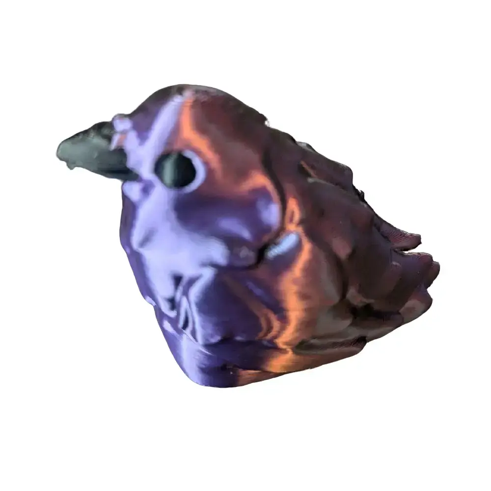 Stompiez Stress Relief Fidget Toy Desk Pet - Purple Metallic Design for Anxiety Relief and Focus Enhancement fidgeting gadgets fidgdt