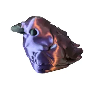 Stompiez Stress Relief Fidget Toy Desk Pet - Purple Metallic Design for Anxiety Relief and Focus Enhancement fidgeting gadgets fidgdt