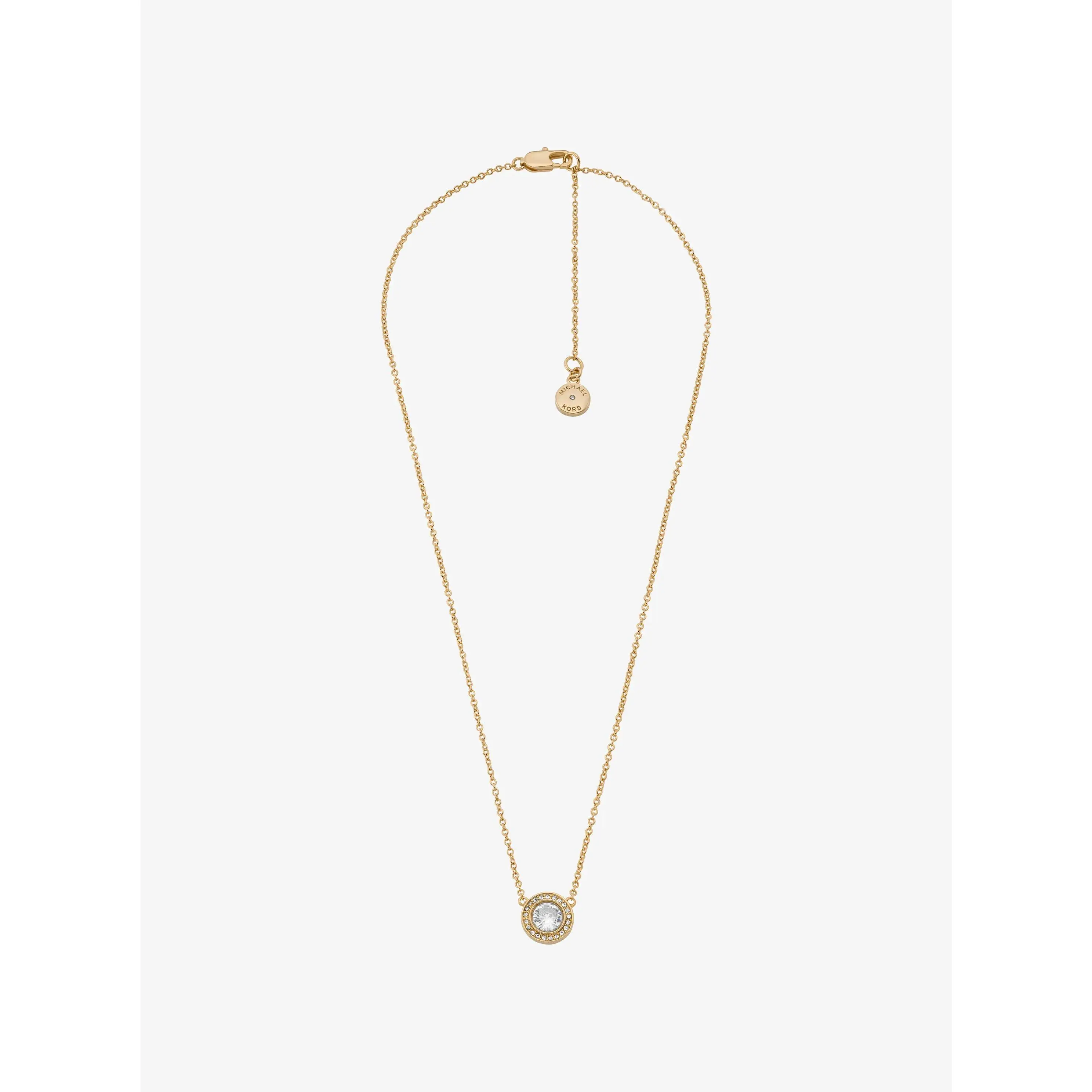 Pavé Halo Necklace