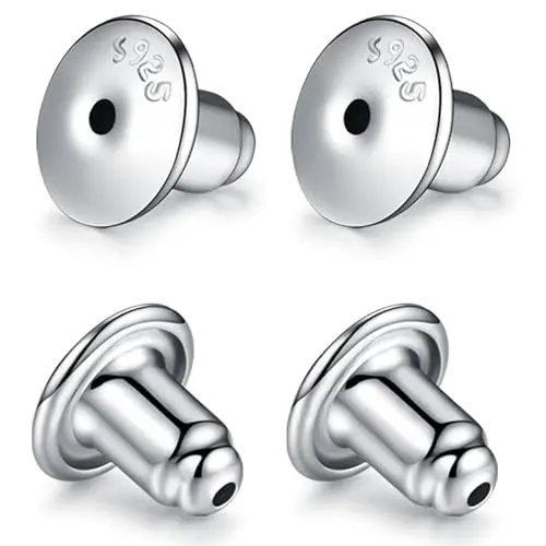 Silver 4PCS White