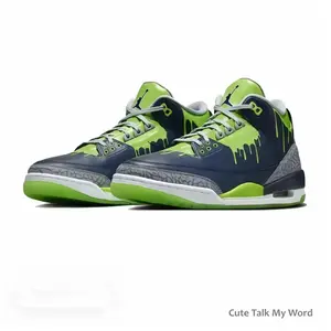 Forest Green Retro Mid-Top Sneakers - Canvas & Suede Mix with Orange Accents for Streetwen shoes
