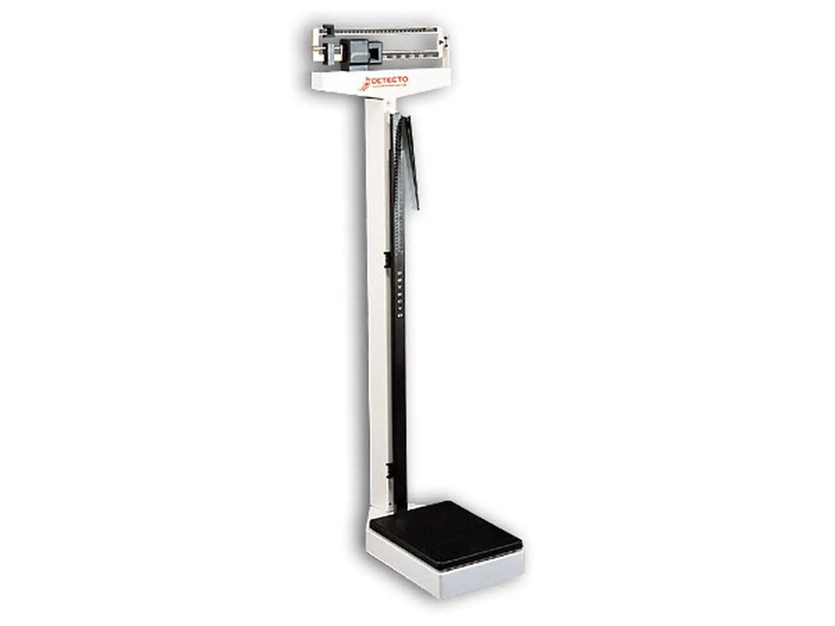 Cardinal Scale-Detecto 10.5 in. X 14.5 in. Platform Eye Level Physician Scale 400 Lbs X 4 Oz-175 Kg X 100 G with Height Rod