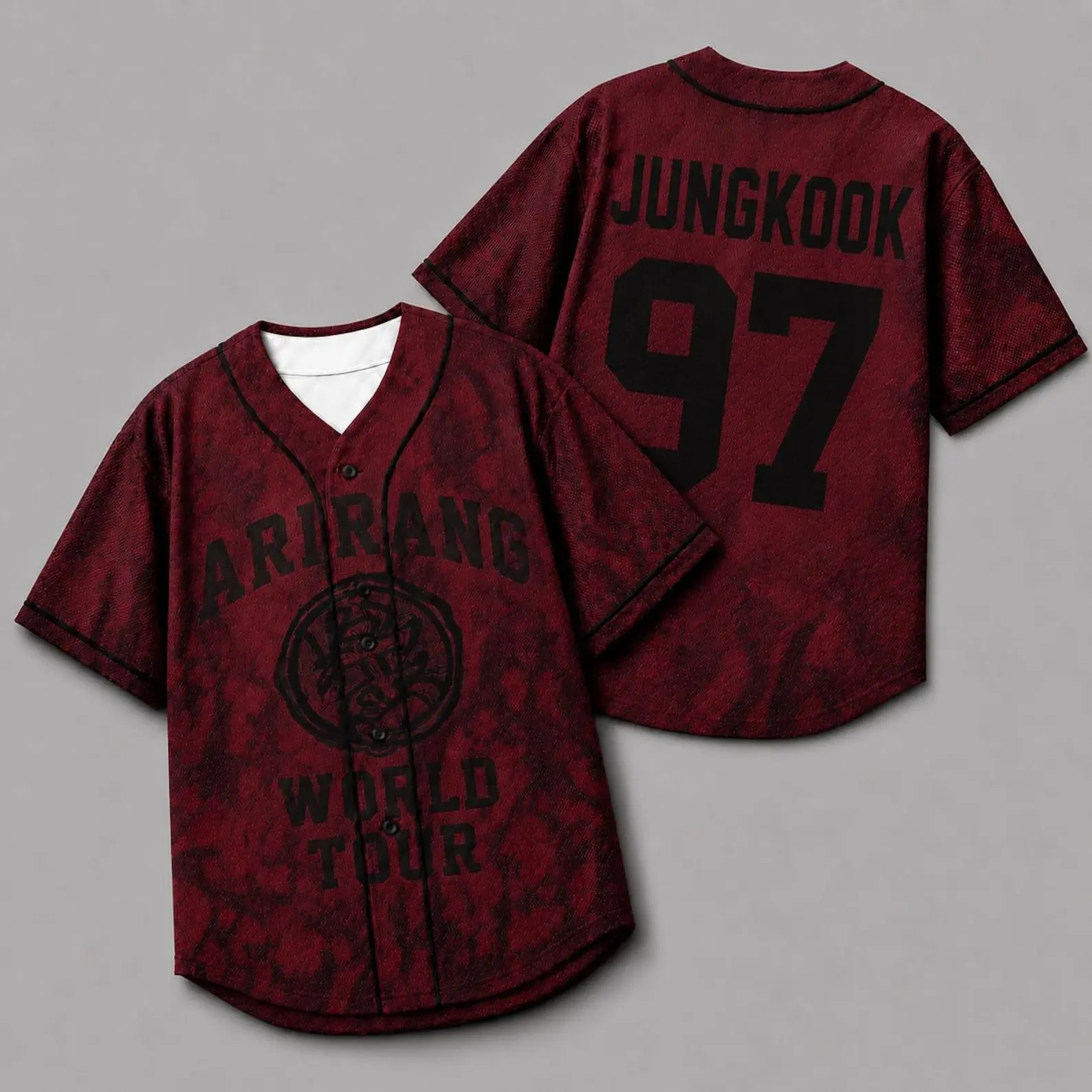 Kpop 2026 World Tour Baseball Jersey, Personalized Kpop Concert Shirt, Idol Kpop Jersey, Gift For Fan
