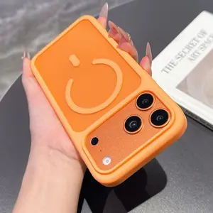 HAY Hybrid Silicone Bumper Matte MagSafe Phone Case For iPhone 17 Pro Max Air 16 Plus 15 14 13 12 MagSafe Phone Cases Cover