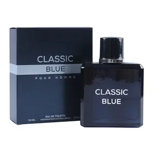 Classic Blue Pour Homme Eau De Toilette Natural Spray Cologne for Men 100ml/3.4fl.oz. - Fragrance for Men