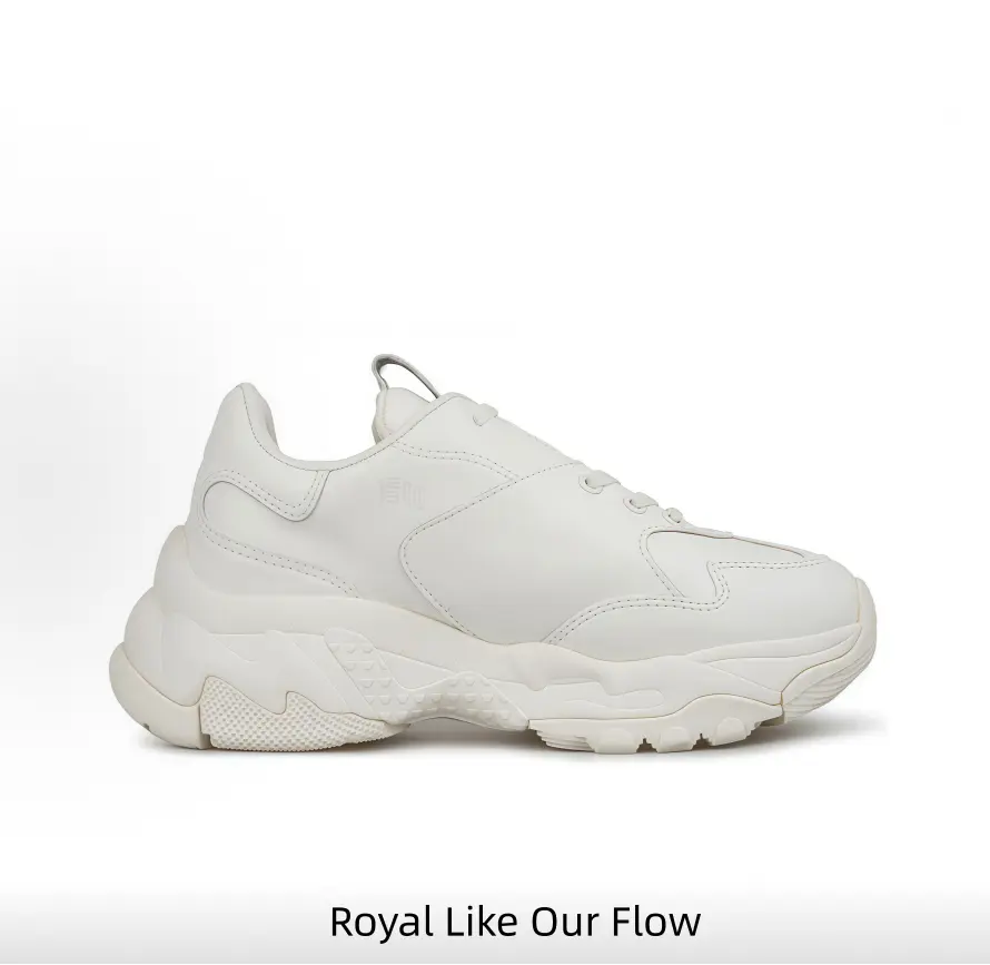 Ivory Light Beige Patterned Sport Collectible Sneakers Precise Edge Stitching Wear-resistant Textured Outsole Muted Luxury Limited Hobby Collection Sneakers
