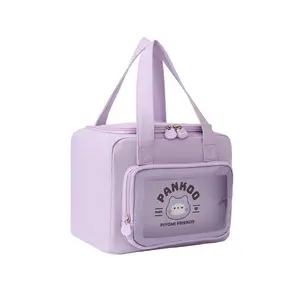 Portable Lunch Bag for Office Workers, Insulated Bento Box Pouch, Student Meal Container, Handheld Food Carrier, Convenient and Stylish Design, Durable Lunch Bag