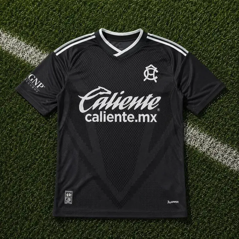 Black Club America Away Shirt 26, Quick-Dry Short Sleeve Jersey, Breathable Game Day Sports Top, Liga MX Fan Gear