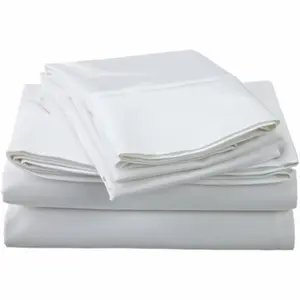 Egyptian Cotton 1200 Thread Count Solid Sheet Set King-White
