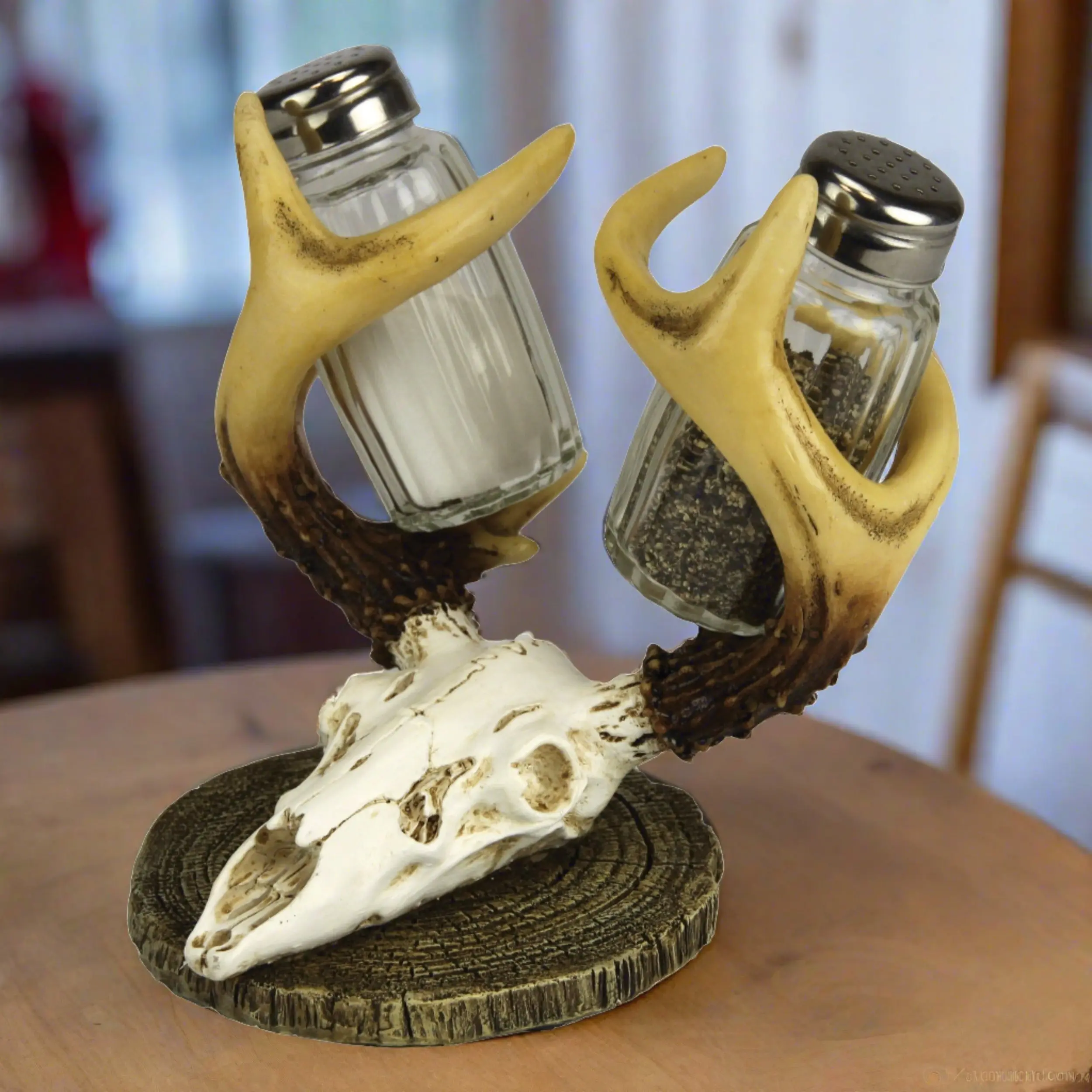 Salt and Pepper Shakers-Euro Deer Salt and Pepper Shakers-Euro Deer