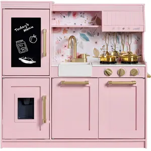 Best Choice Products Pretend Play Kitchen with Framed Chalkboard Best Choice Products Pretend Play Kitchen with Framed Chalkboard