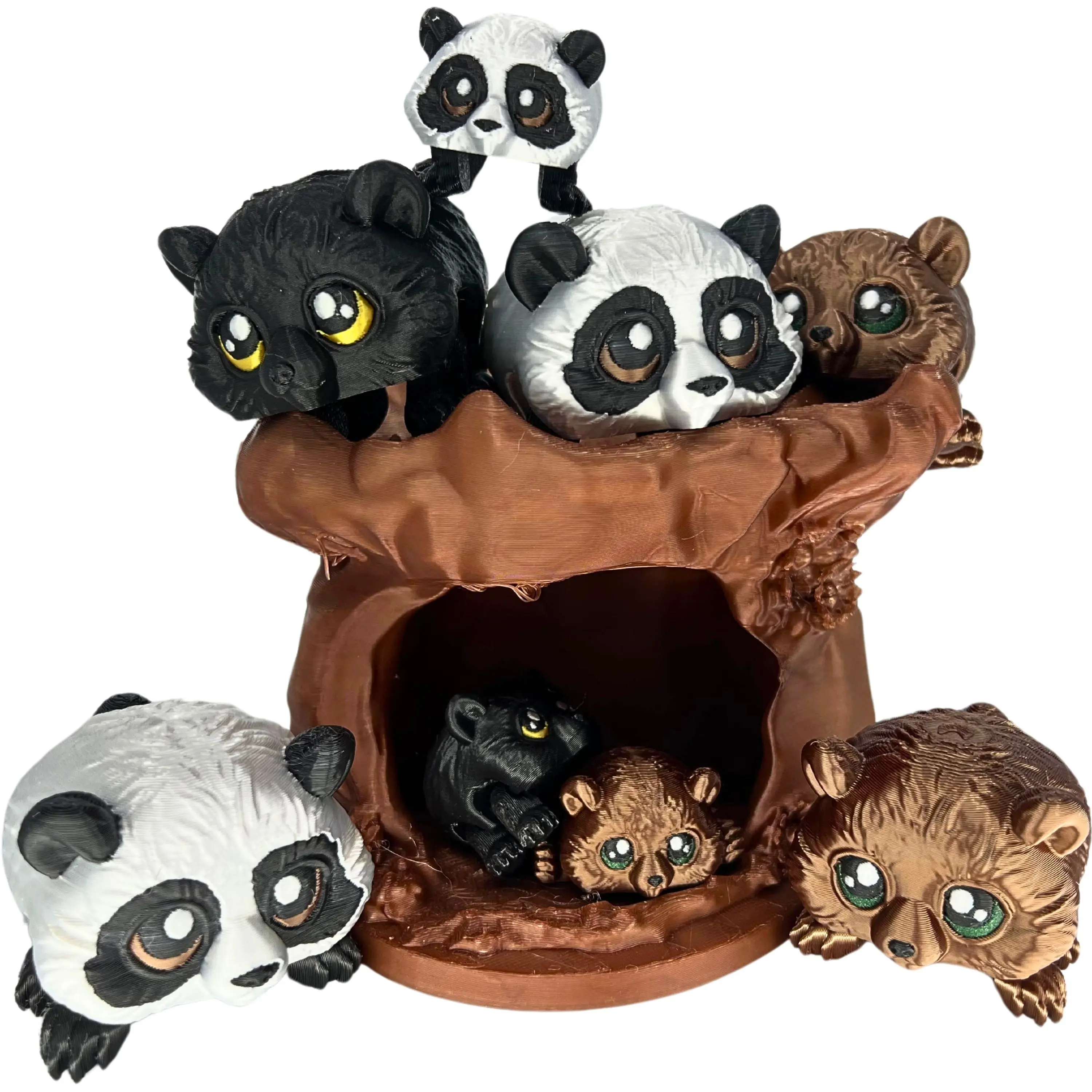 Bear Puffling - 3d Printed - Bear Figurine