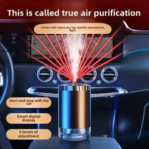 High-end car aromatherapy, car automatic perfume, intelligent car spray fragrance, car spray fragrance, long-lasting odor removal, atomization and fragrance with the car start