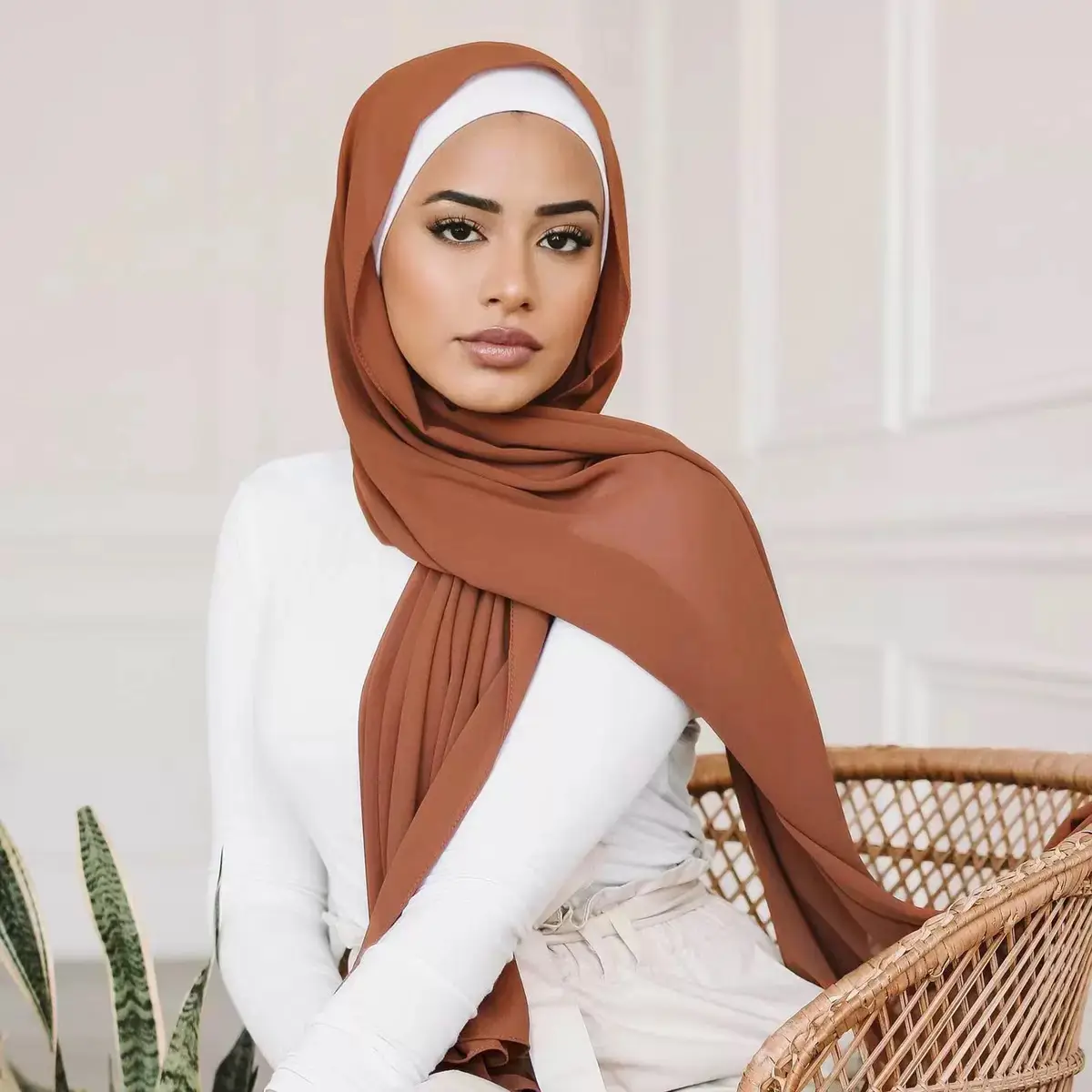 【Only for live】Shipped in random colors CL62 Shiny Mesh chiffon hijab, jana,watercolor,hijab, Muslim Headscarf Arab Casual Head Wrap Sunscreen Shawl