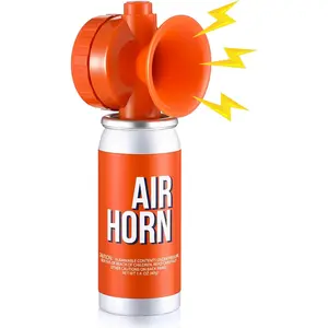 Air Horn 1.4oz, 122dB Loud Air Horns for Safety, Heard Up to 1/2 Mile , Small Boat Marine Horn Can, Meet  Coast Guard,  Use for Marine Boating