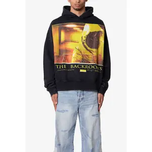 mnml Backrooms Hoodie - Black