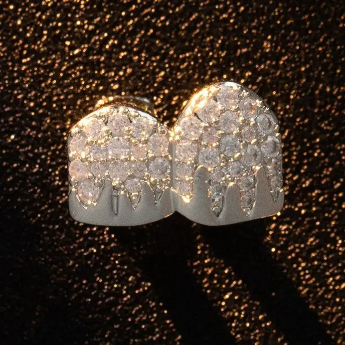 Halloween hip hop braces single and double full diamond carnival personalized accessories