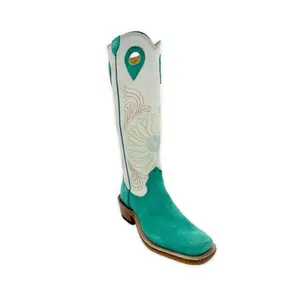 Fenoglio Jade Motochap Roughout with Cream Shaft Boot