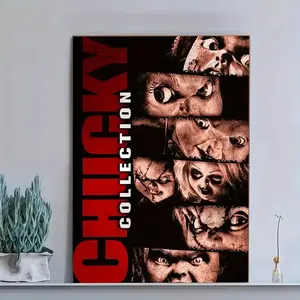 "Chucky Playing" Horror Movie Poster Poster Print Unframe Wall Art