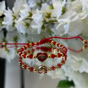 Beaded Evil Eye Bracelet - Colorful Beaded Design with Unique Patterns and Charms