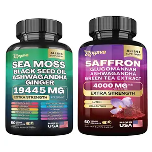 Zoyava Combo Bundle - #1 Sea Moss + Saffron Combo - Made in USA