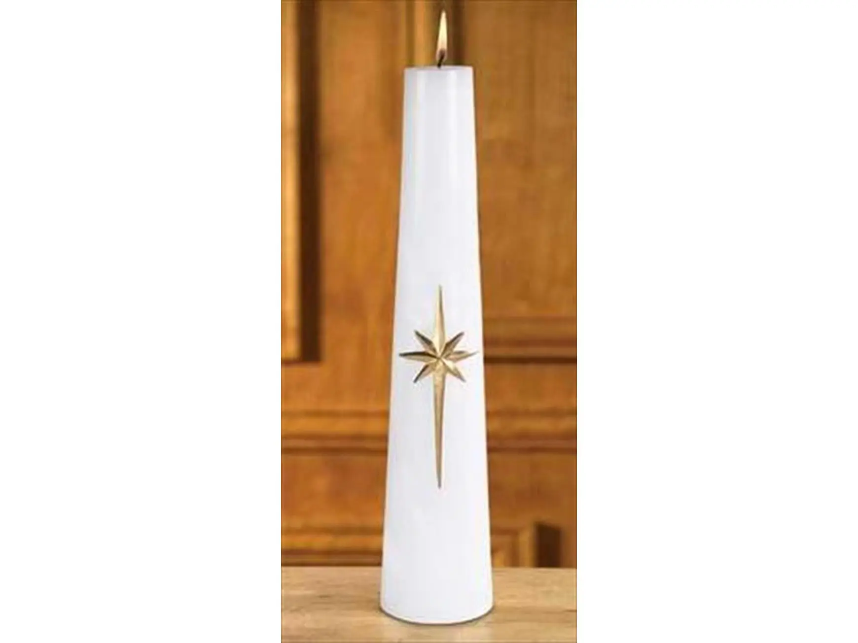 Will & Baumer 106741 Candle Bright Morning Star Conical Candle 3 x 14