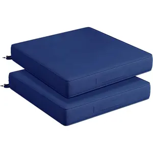 Outdoor Chair Cushions for Patio Furniture,  Seat Cushion Replacement with Handle & Adjustable Straps