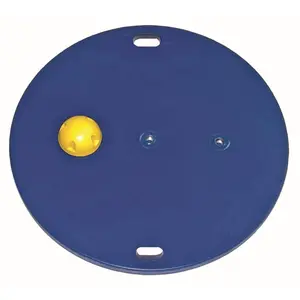 Cando  16 in. Balance Combo Circular Wobble & Rocker Board, Yellow