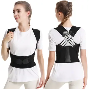 Posture Corrector for Women and Men（Suggest buying a larger size）,Upper Spine scoliosisAdjustable Shoulder Straightener,Back Support Brace，
