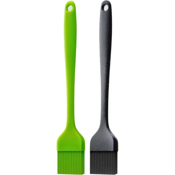 Silicone Basting Pastry Brush for Baking Cooking Bbq Grill Spread Oil Butter Sauce 2 Pack