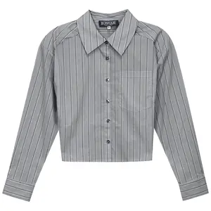 Cropped Stripped Blouse