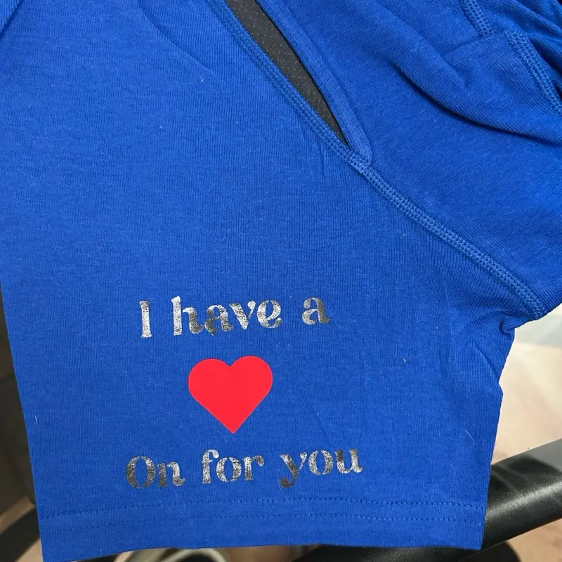 I have a heart on for you Funny Men's Boxers - Men's Briefs with Graphic Design, Navy Color, Versatile Casual Wear for Men - Menswear