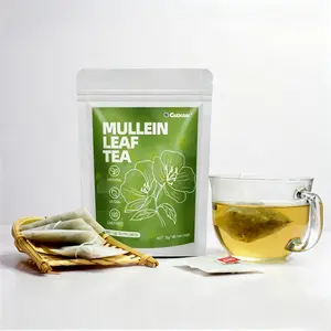 GUDCOIX Pure Mullein Leaf Tea - Herbal Supplement for Breathing Support, Natural Vegan GMO Free, 40 Tea Bags for Lung Wellness