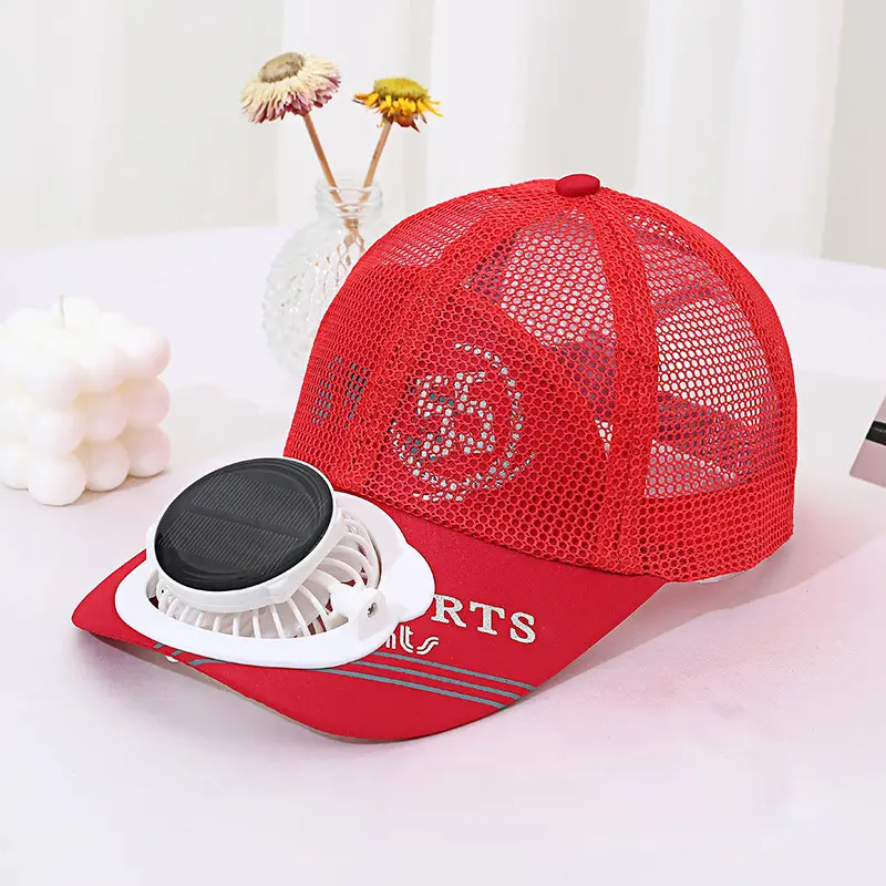 Breathable mesh cap 55 red