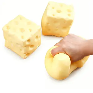 7cm Ultra-thin Cheese Flour Ball, Coconut Oil Malleable DIY Squeeze Toy