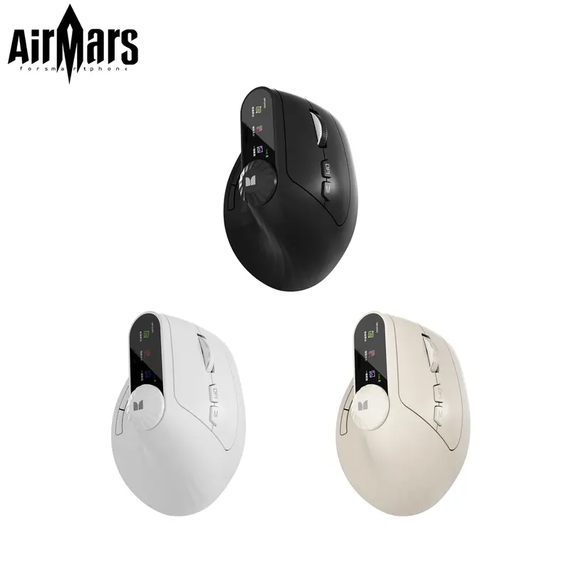 Monster Airmars M2 MAX Ergonomic Vertical Wireless Mouse - 2.4G