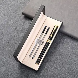 Ballpoint Pen Black Refill,1 pen+2 pen refills，Luxury Ballpoint Line width 0.5mm,Best Ball Pen Gift Set for Men & Women Professional Executive,Office,Nice BallPens Classy Gift Box