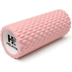Pink Foam Roller-Medium Soft Density Muscle for Muscle Recovery, Yoga, Pilates & Physical Therapy